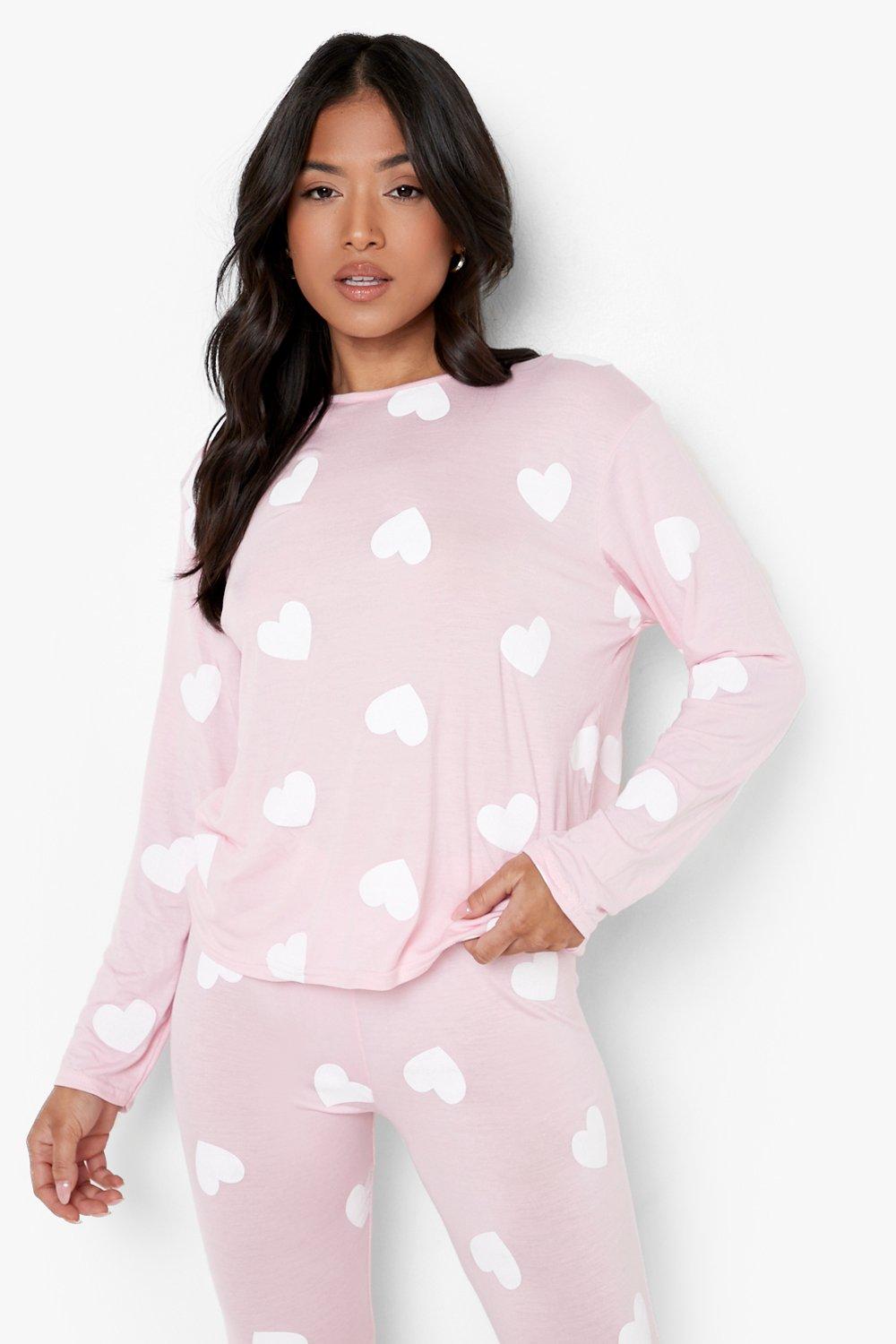 Heart discount pjs boohoo